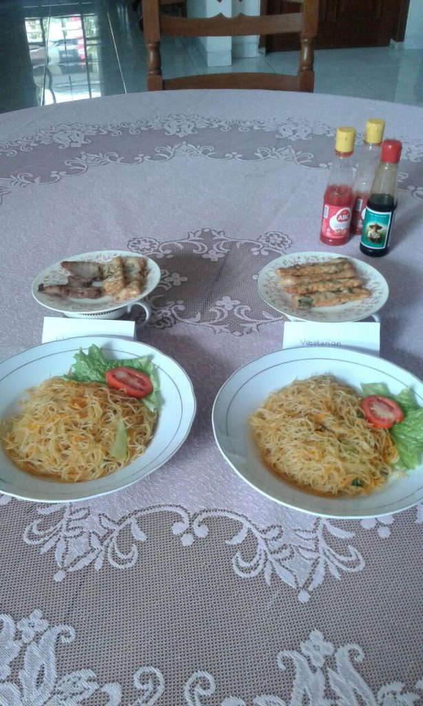 Traditional menues at Griya Ewolu